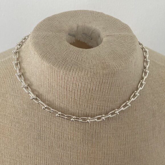 Tiffany & Co. HardWear sterling silver small link 18" necklace - Picture 1 of 4
